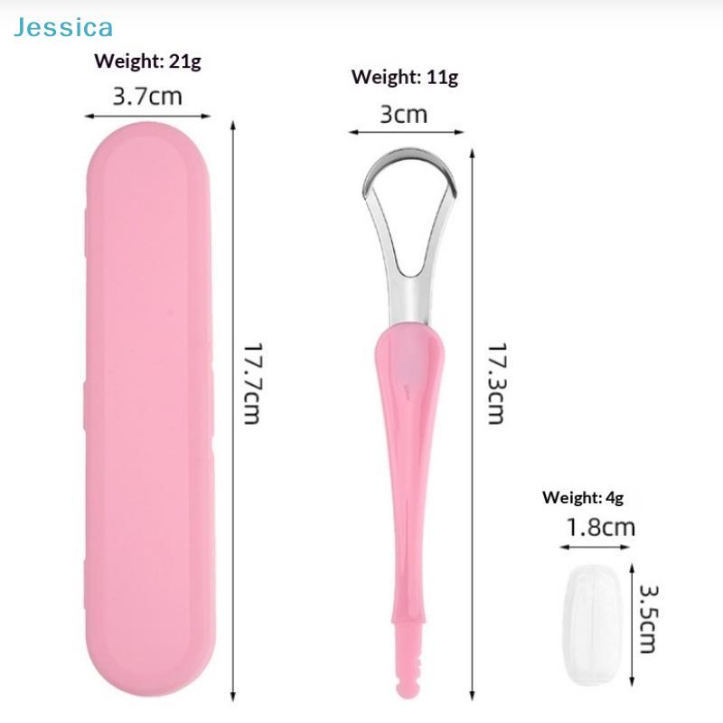 Stainless Steel Tongue Scraper – Oral Hygiene Tool with Comfort Grip Handle for Fresh Breath & Tongue Cleaning