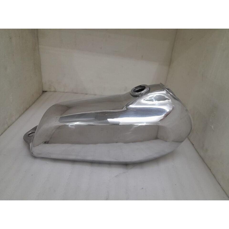 YAMAHA 250 DT Enduro, Chrome Steel Petrol Fuel Gas Tank 1975 To 1977 |Fit For