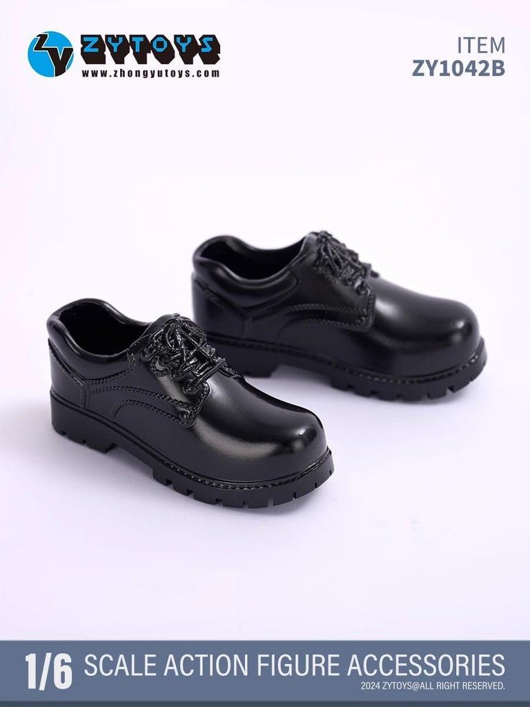[TOYBARJAPAN] Akcesorium do figurek w skali 16, pasujące do figurek TBLeague i innych. ZYTOYS ZY1042 Męskie buty robocze budowlane, buty w stylu skórzanym (Postać