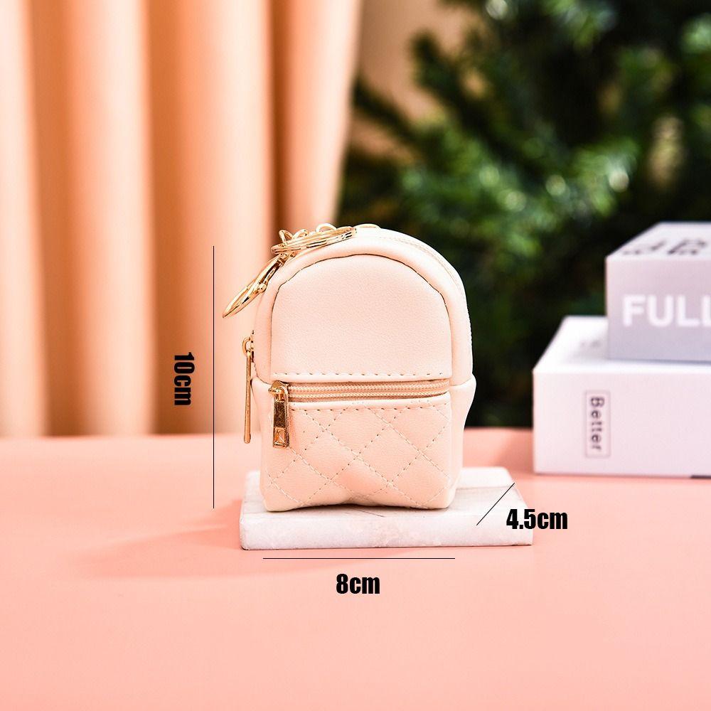 Portable Mini Backpcak Zipper Mini Bag Coin Wallet Coin Purse Key Wallet