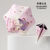 High-end waterproof umbrella, cute cartoon for tall students, enlarged and bold 16-bone weather and rain umbrella