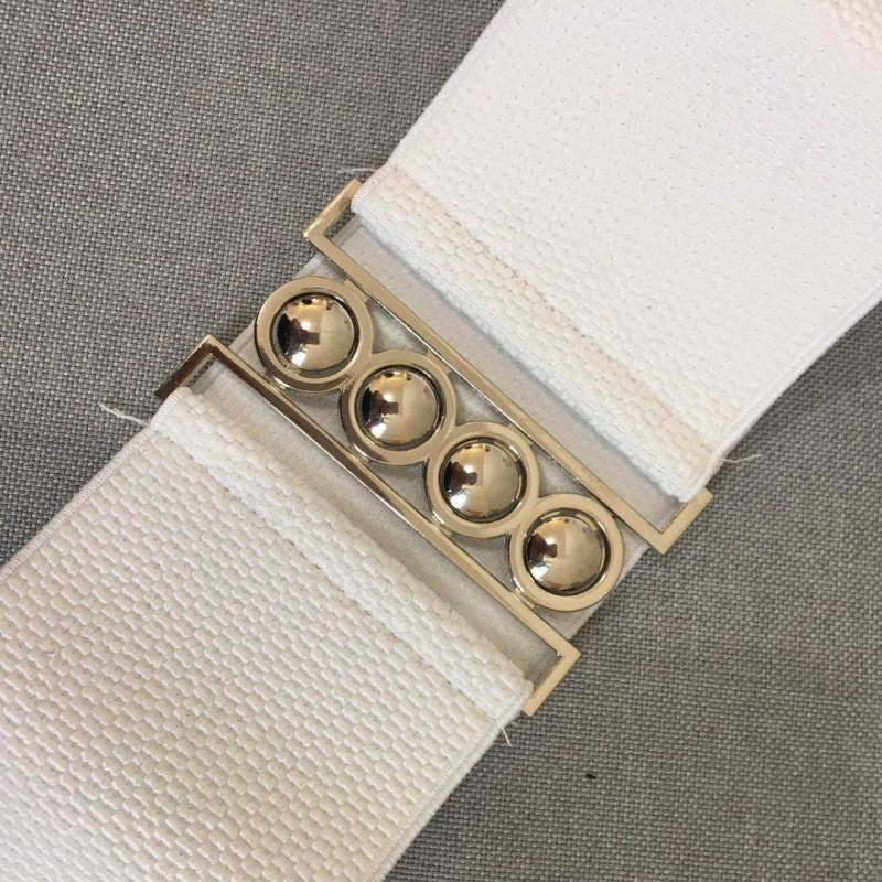 

Женский кружевной пояс с изысканной талией, аксессуар, гибкий и стильный для платьев, доступен в нескольких цветах White 6cm