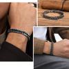 Stainless Steel  Jewelry Thick Heavy Cuban Chain Men Bracelets Wristband For Dad Boyfriend Valentine's Day Gift