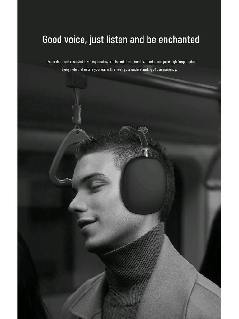 Huaqiangbei P9 Max Noise Cancelling Kabellose Bluetooth Over-Ear Kopfhörer für Apple