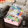 NEW Large Household Storage Box with Handle Medicine Box Moisture-proof Dustproof Grocery Multilayer Storage Box Home Storage