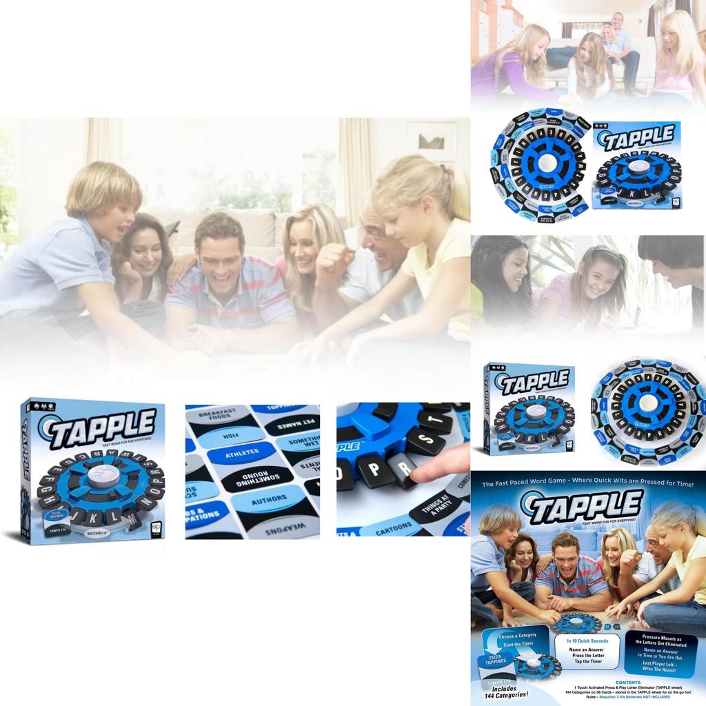 Tapple Tower Schnelles Familienbrettspiel Buntes Lernspielzeug für alle Altersgruppen