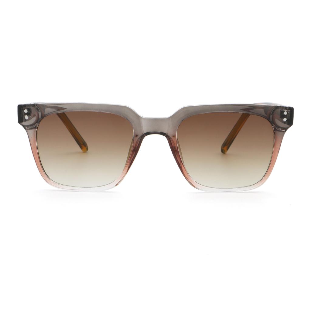 Sunglasses men's high-end sense new fashion plain makeup versatile European and American style show face small square sunglasses women