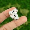 925 Silver Natural Nellite Promise Daughter Multi Stone Birthday Ring Jewelry