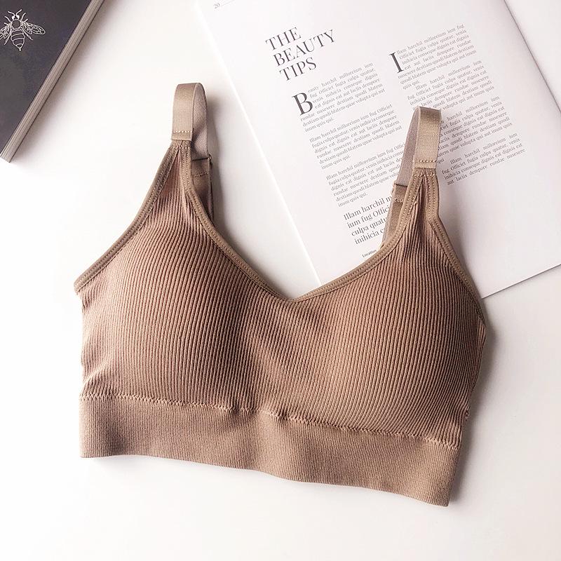 Elastische Raffung Bralette Push-Up-BH Sommer Anti-Licht Koreanischer Stil Wildes Tube Top Sexy Bügelloser BH