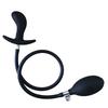 Inflatable Silicone Anal Plug with Hand Pump, Expandable Butt Plug for Men Women, Soft Air Pressure Training Massage Toy