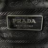 PRADA Triangle logo Shoulder Bag black unisex used