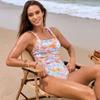 New Small Floral One-piece Swimsuit Women's Swimsuit Set Popular One-piece Swimsuit