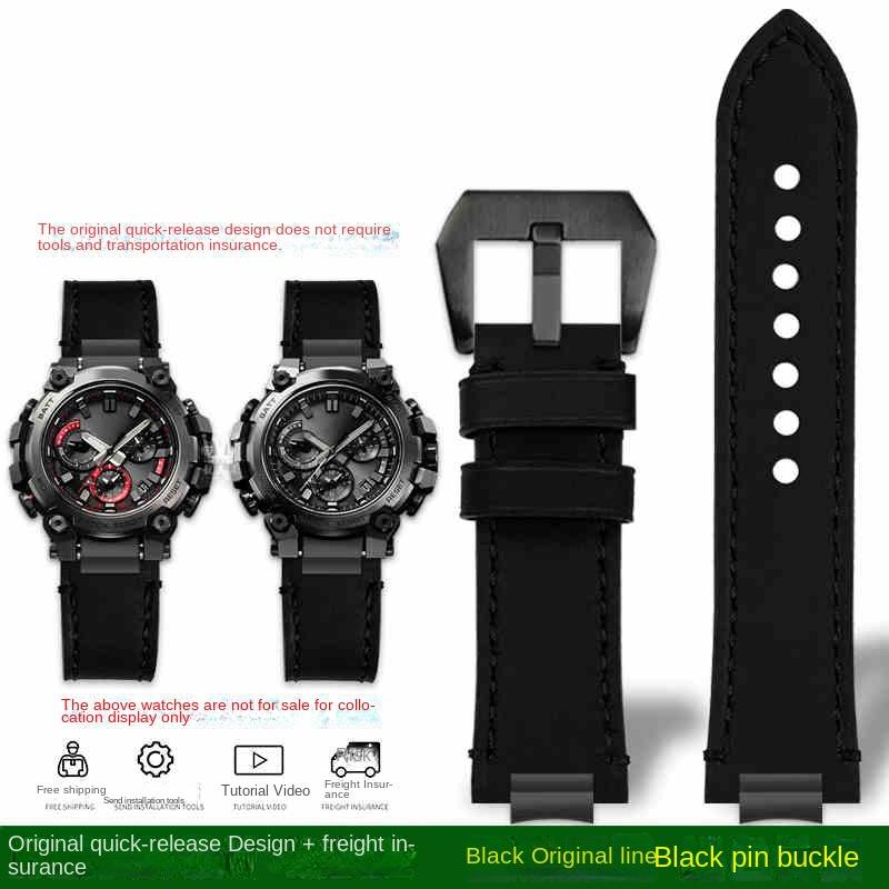 Schnellwechsel MTG B3000 Retro Leder Uhrenarmband Für Casio MTG-B3000B/BD Edelstahl Adapter Herren Rindsleder Uhrenarmband