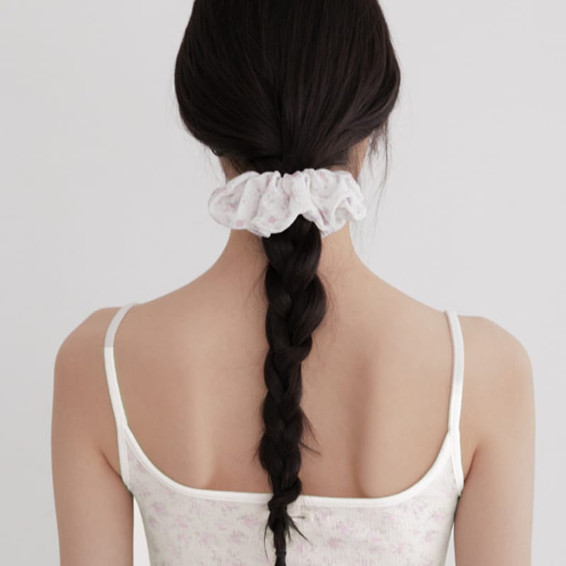 Inner Museum Flower Scrunchie (PINK)