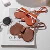 Soft Leather Sunglasses Bag Eyewear Case Container Storage Box Portable Hanging Glasses Bag Anti-Compression Sunglasses Holder