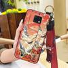 Ring Phone Holder Phone Case For Oukitel WP6 Elderly lady Fashion Lanyard Chinese style Kickstand Silicone Durable