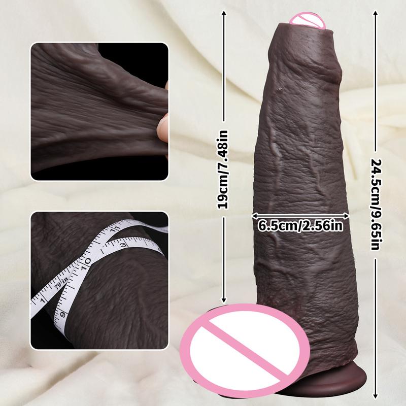 Wearable Realistic Strapon Dildo Skin Testicles Sliding Anal Vagina Sexy Adult Masturbation Big Penis For Women Sex Toys Dildos