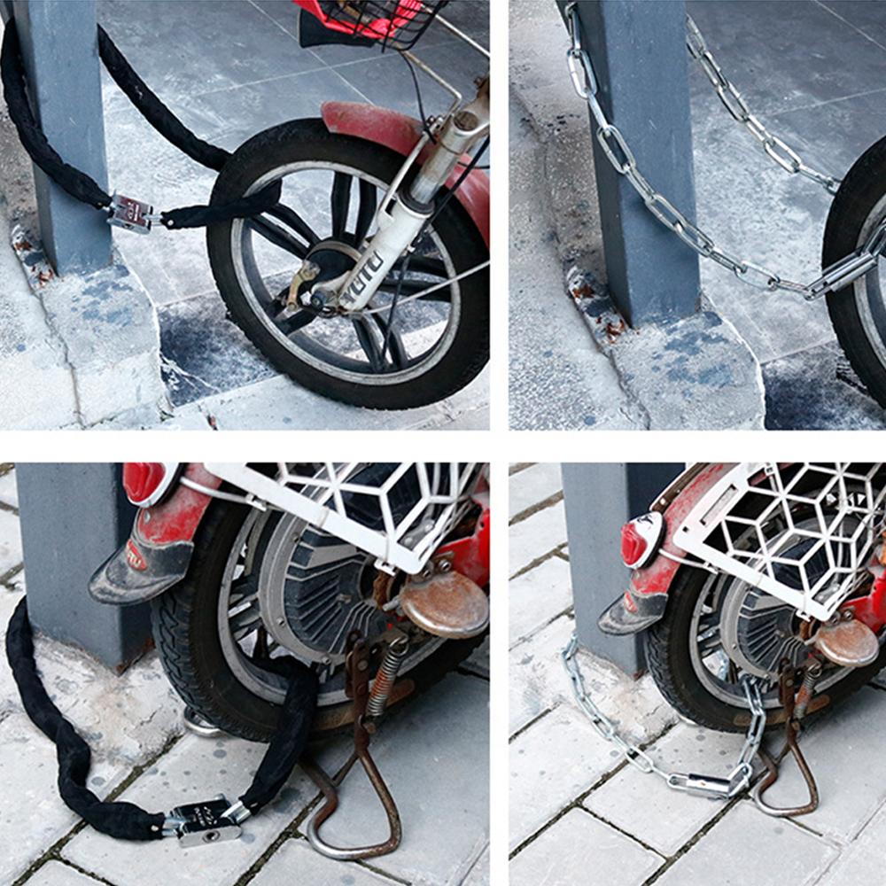Bike Metal Cycling Security Anti-theft Heavy Duty Padlock Chain Lock Bike Accessories Bicycle Lock