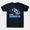 Men Black Print T-shirt Utah Mammoth No-Cut Transfer Paper Print Cotton Tshirt