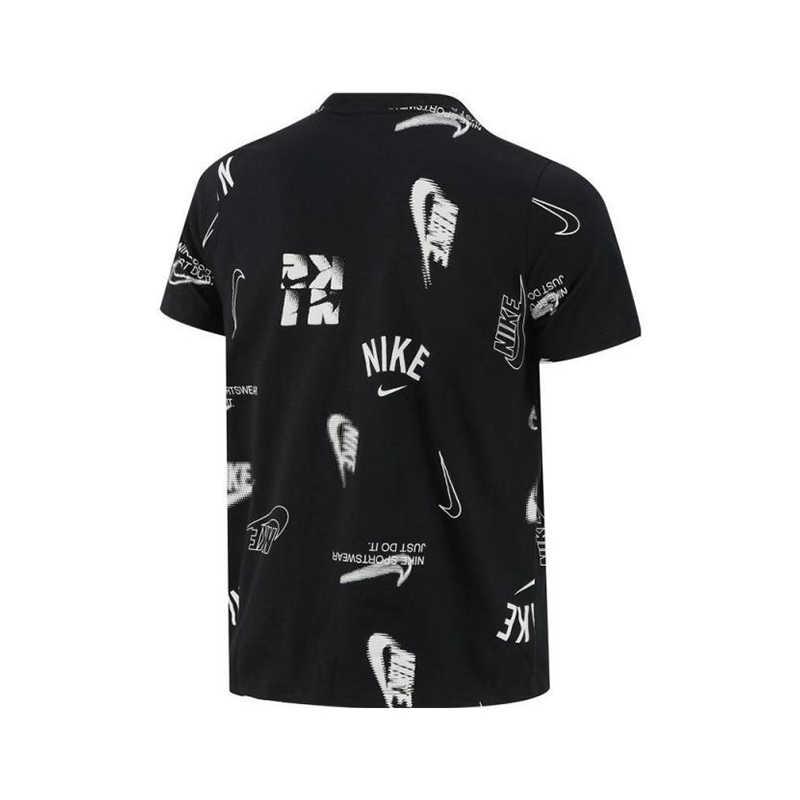 Nike חולצת טי קז'ואל קצרת שרוולים לגברים טופים שחור HQ9292010