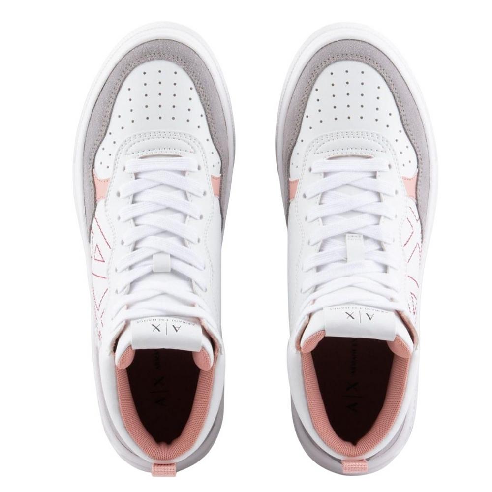 Armani Exchange Dame/Damer Semsket Skinn Sneakers