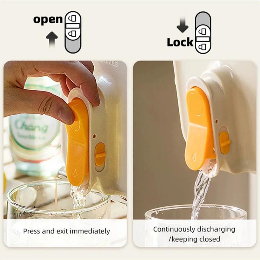 Fashion Cold Water Pitcher Large Capacity Outdoor Picnics Lemonade Juice Bottles Cold Kettle with Faucet Iced Beverage Dispenser