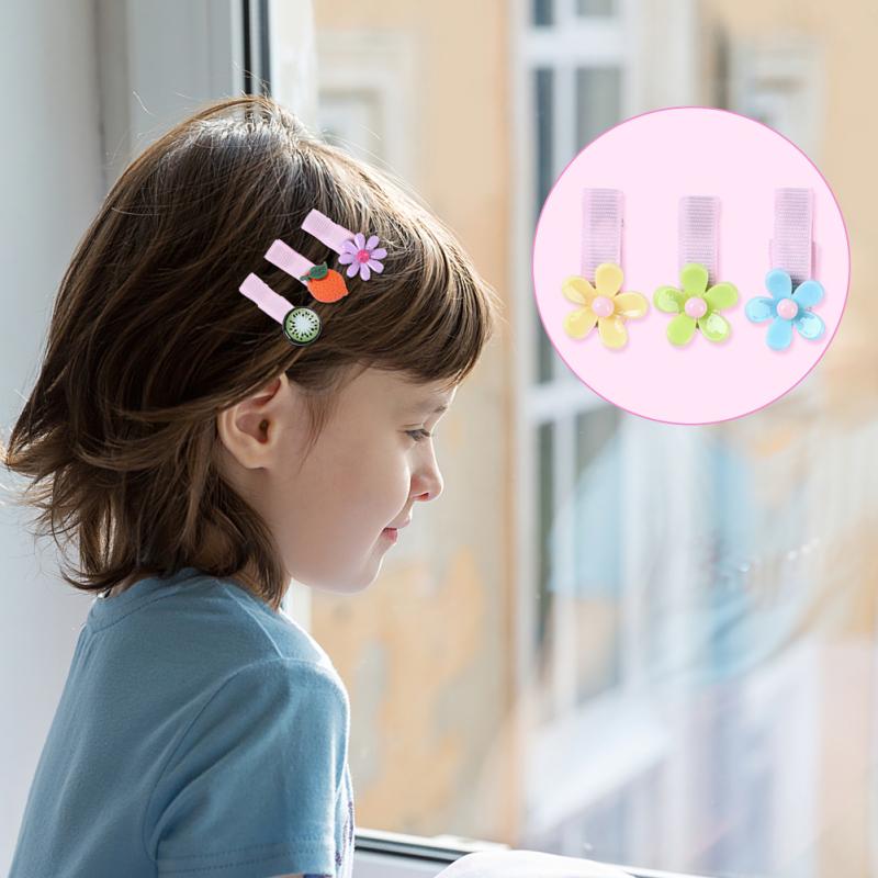 60pcs Baby Girls Hair Clips Cute Cartoon Hairpin Hair Barrettes Accessories Styling Tools