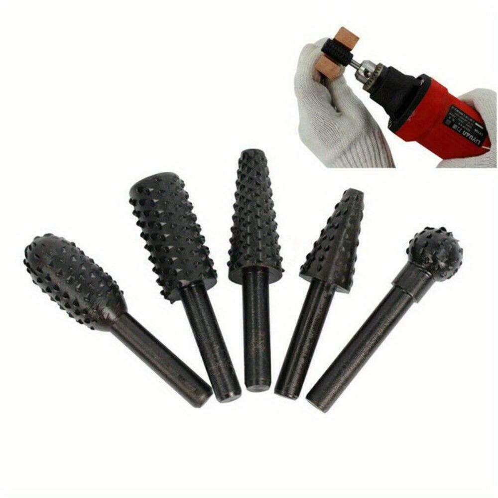 1/4 Inch 5pcs Drill Bit Set, Woodworking Tools, Wood Carving Tools, Woodworking Wood Cutting Tools, Work Drill Bit Set