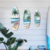 Retro Wooden Beach Surfboard Signs Colorful Surfboard Sign Pendant  Bedroom Home Decorations
