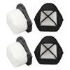4pcs Handheld Vacuum Cleaner Filter High Strength Efficient Dust Cup Filter for XSB726N SV75 SV70