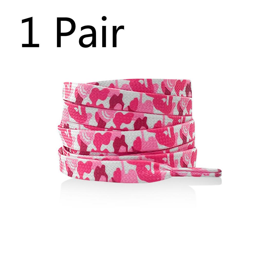 Cloud Camouflage Flat Shoelaces For Sneakers Trend Creative Shoelace Colorful Print Shoe Laces Woman Man Shoestring 120CM