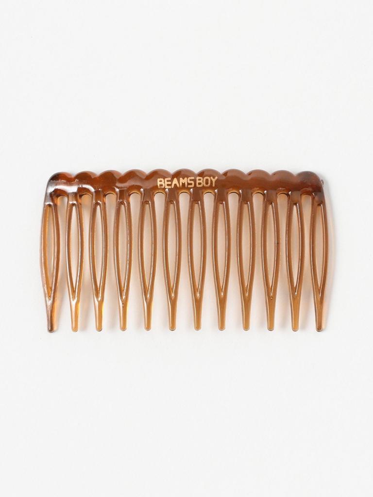 Beams Boy Clear Comb (2-Piece Set) for Women, Brown, Free Size