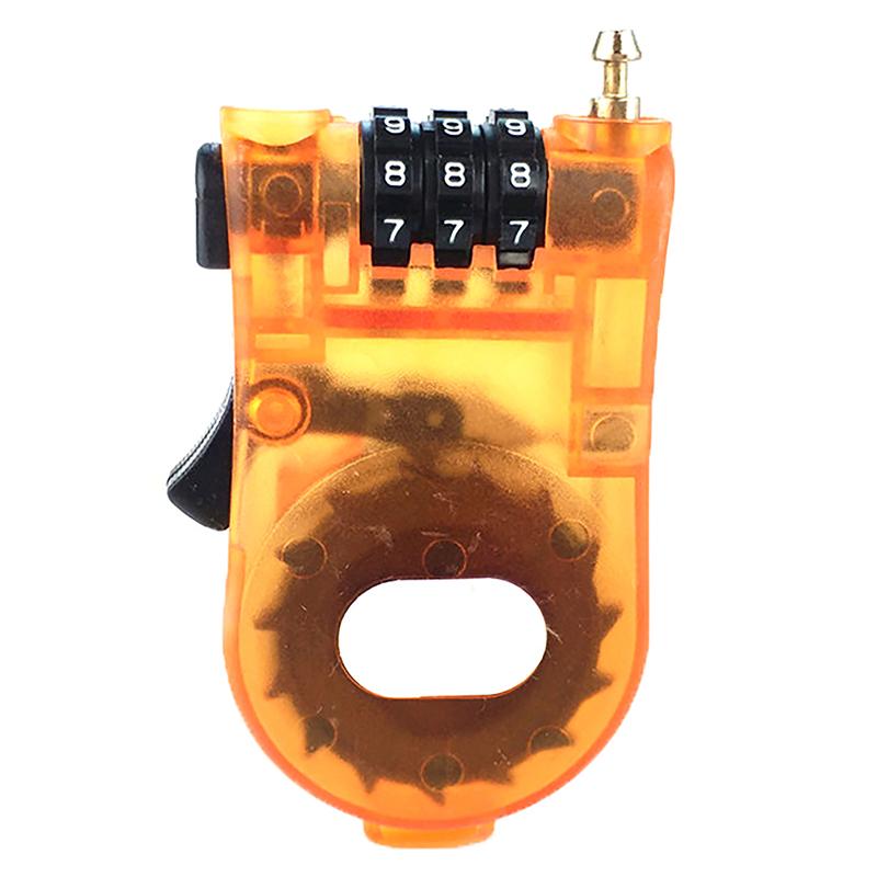 Ultra Small Bike Security Lock 3 Digit Password Padlock Code Wire Safety Luggage