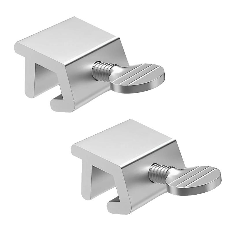 Adjustable Security Window Lock Aluminum Alloy Door Frame Safety Lock Free Punch Window Limit Stop Locks for Child Home Bedroom