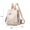 Large Capacity Student School Bag Waterproof Travel Knapsack Embroidery Backpack  College Student