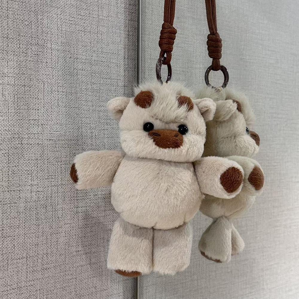 Running Design Plush Keychain Wiggly Design Stuffed Keychain Fun Plush Keyring  For Adults
