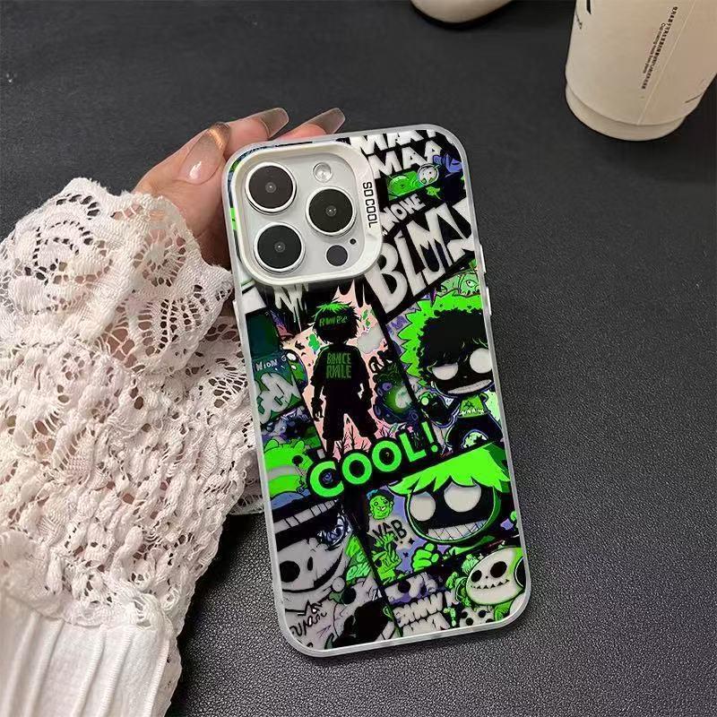 

Trendy Green Monster Case for Apple 16 Pro Max, 15 Pro, 14/13 - High-End Silver iPhone 7