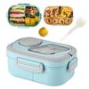 Draagbare lunchbox Compartiment Tarwestro Bento Draaggreep Box Herbruikbare serviescontainers Maaltijd Snack Voedselcontainers