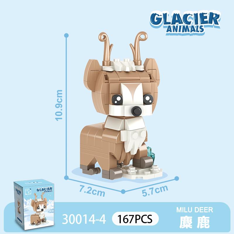 New Cartoon Animals Small Particle Building Blocks Models Toys Ocean&Birds Mini Bricks Toys Kids Gifts Blind Box Christmas