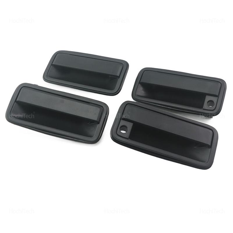 Black Front Rear Exterior Door Handles for Chevrolet Suburban Tahoe C1500 1995-2000 for GMC Yukon 15742229 15742230