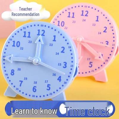 Elementary School Math Clock Model for Teaching Time Recognition: First & Second Grade Learning Aid