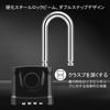 Diyife Upgraded Large Waterproof Padlock, Outdoor Padlock with One-Touch Unlock, 4-Digit Combination Lock, 8mm Thick 304 Stainless Steel Locker, Anti-