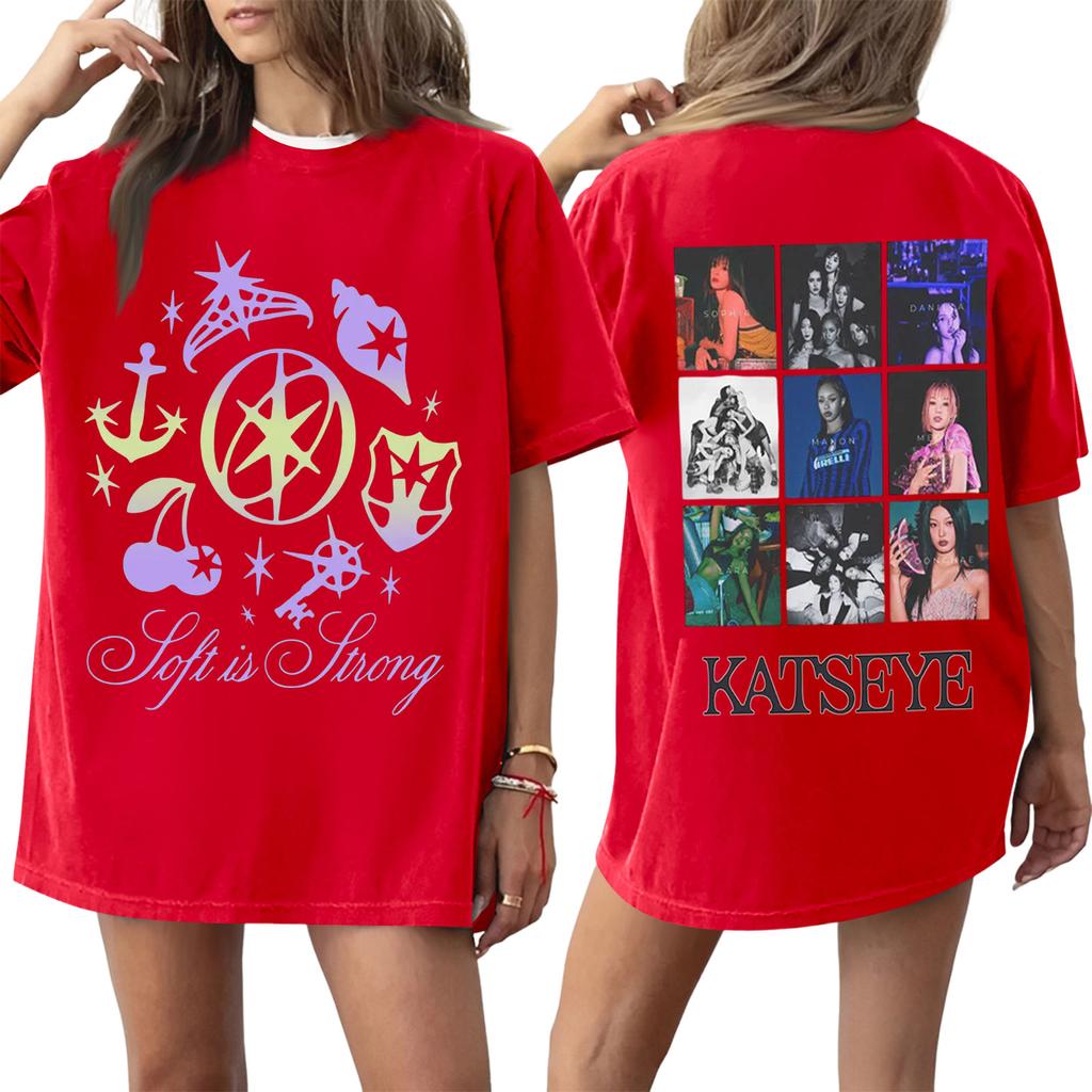 Women's Round Neck Printed Short-sleeved T-shirt Top