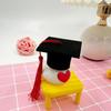 Felts Graduation Cap For Commencement Ceremony Party Photo Props And Costume Accessories Headwear for Degreeholders