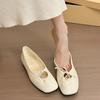New Flat-soled Women's Shoes Spring Soft-soled Versatile with Skirt Single Shoes