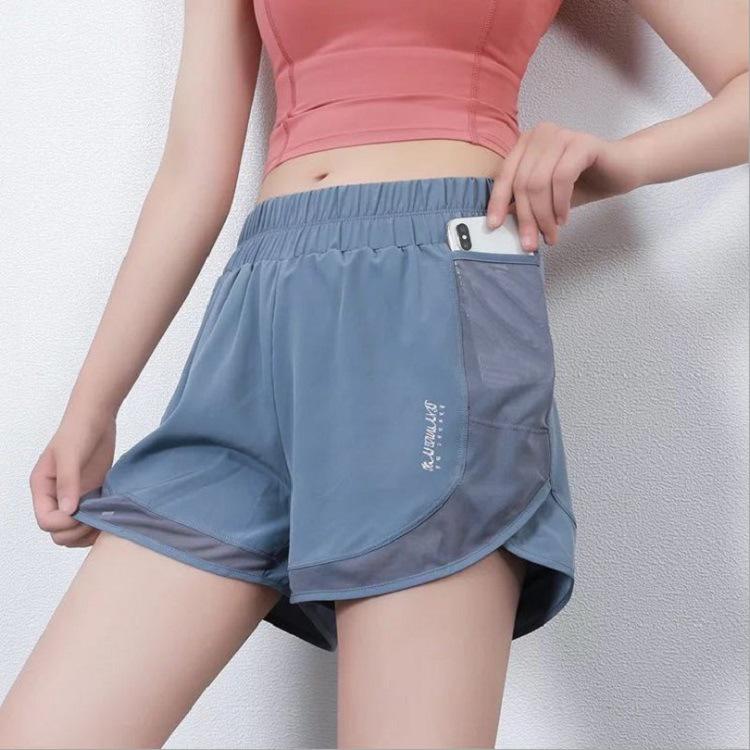 Women s Quick-Dry High-Waisted Sports Shorts for Running, Fitness, and Yoga L