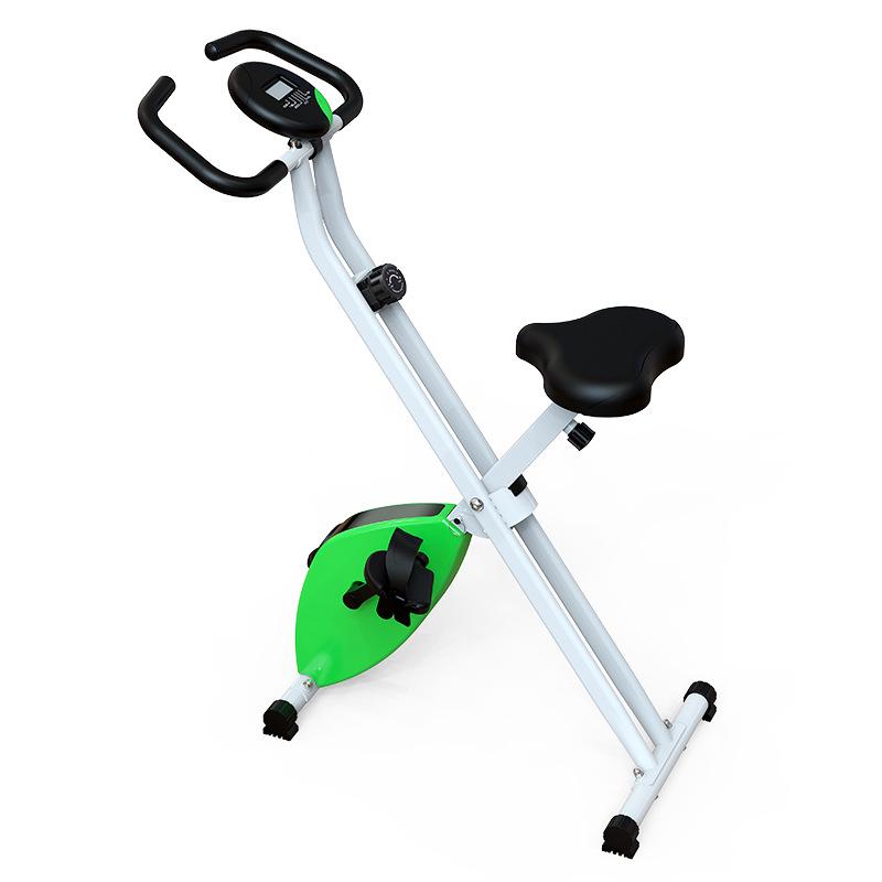 Folding Magnetic Exercise Bike - Indoor Sports Bicycle for Weight Loss  Fitness