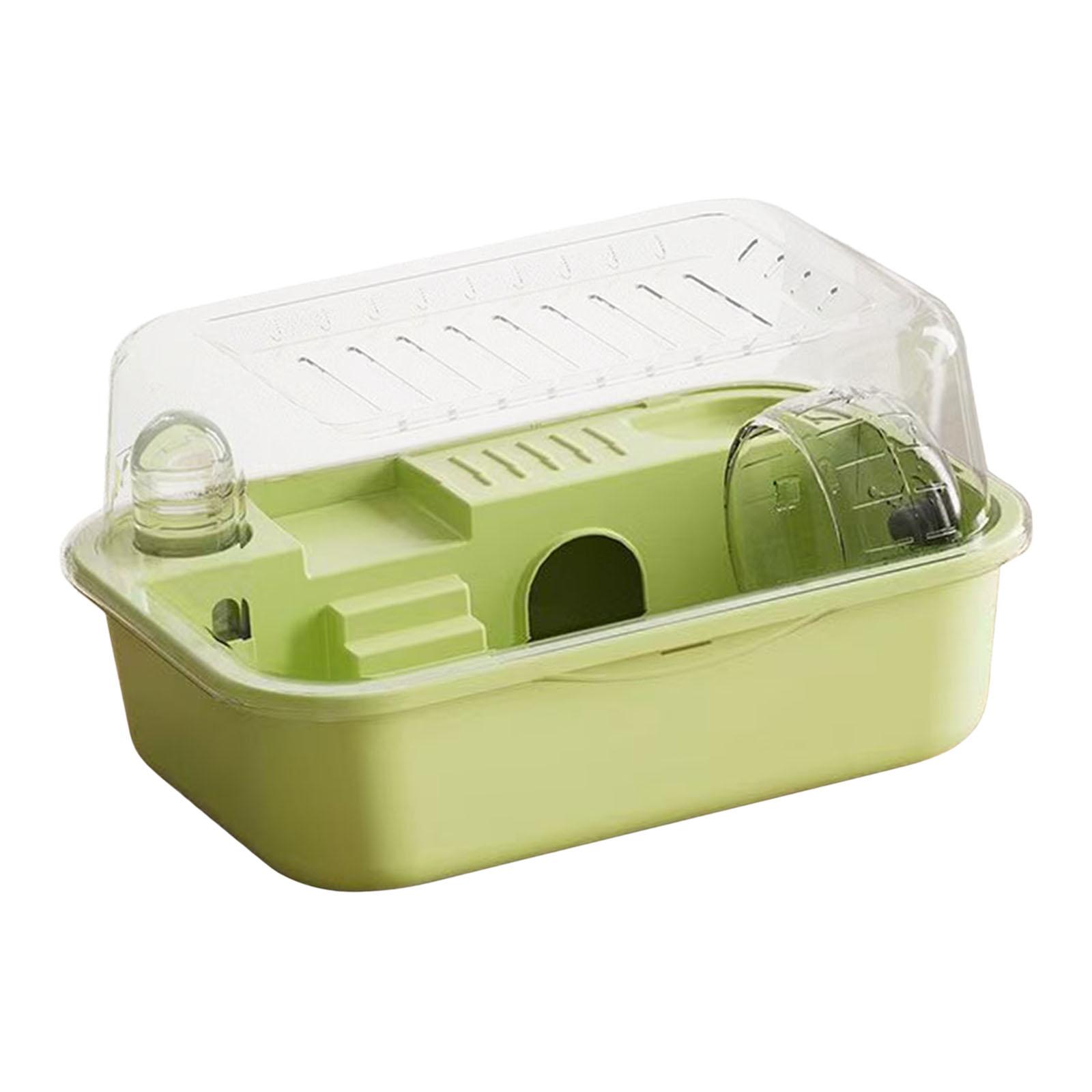 Large Hamster Cage Clear Hamster Habitat for s Small Animals Hedgehog зелёный
