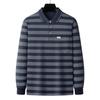 Herbst Qualität Mode Lockeres Poloshirt Herren Langarm Lässig Herren Poloshirts mit Tasche Top
