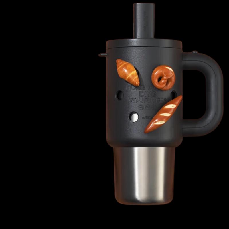 HOLOHOLO Tritan & 316L Stainless Steel Straw Water Bottle